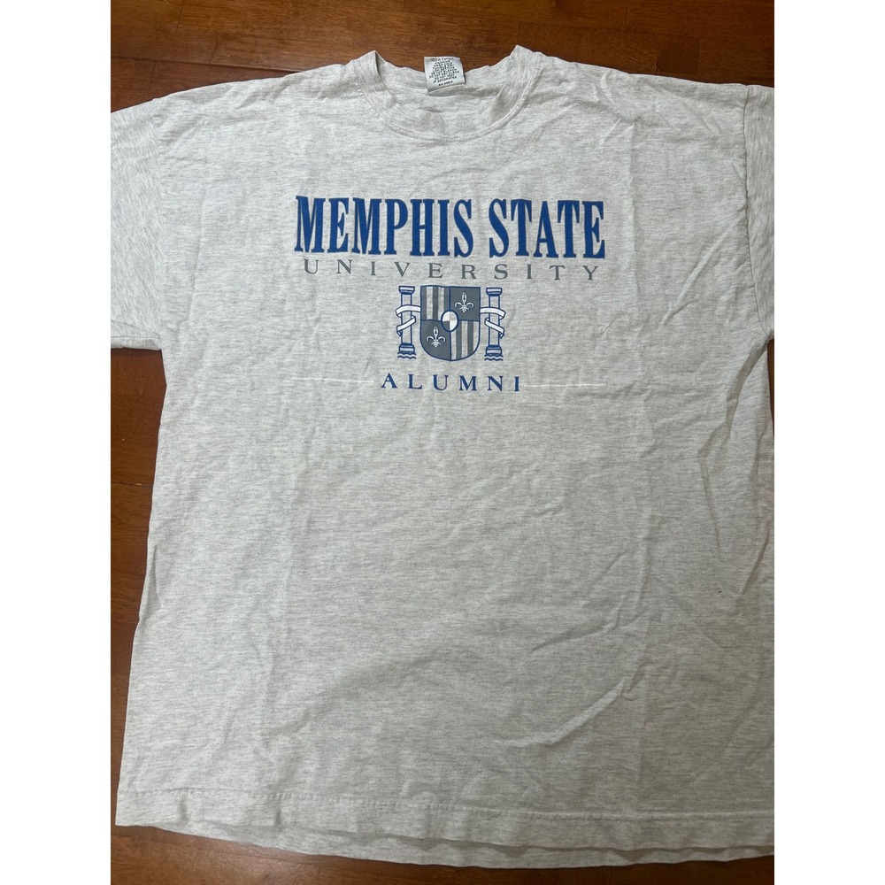 Vintage Gear For Sports T-Shirt Mens XXL Gray Memphis State University Alumni